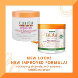 Cantu Argan Oil Leave in Conditioning Repair Cream, 16 Ounce