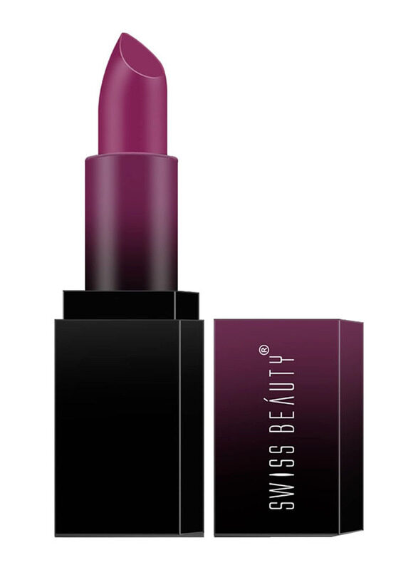 

Swiss Beauty HD Matte Pigmented Smudge Proof Lipstick, 3.5gm, Attitude, Pink