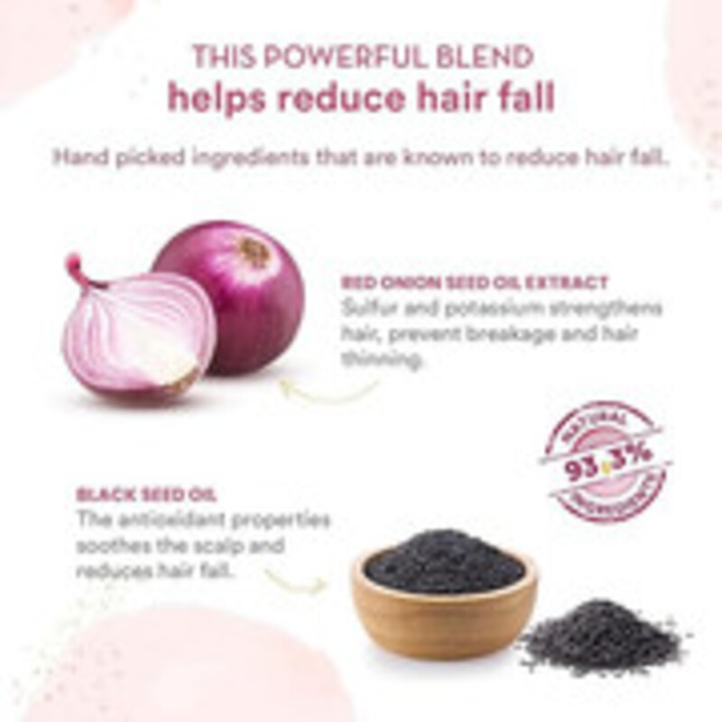 Wow Skin Science Red Onion Black Seed Hair Serum