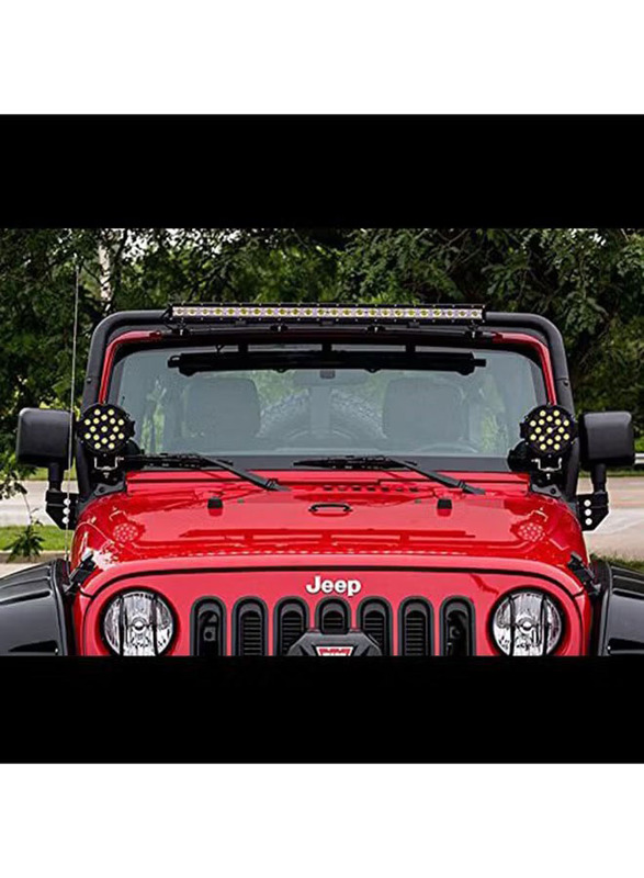 Toby's LED Spot Work Light For Jeep Wrangler, 9K, 2 Pieces