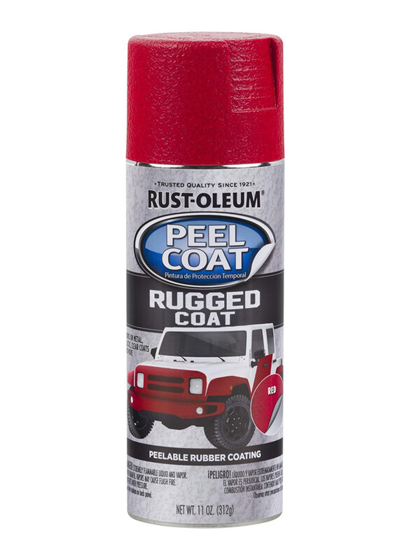 

Rust-Oleum Peel Coat Spray Paint, 6 Pieces, Semi-Gloss Red