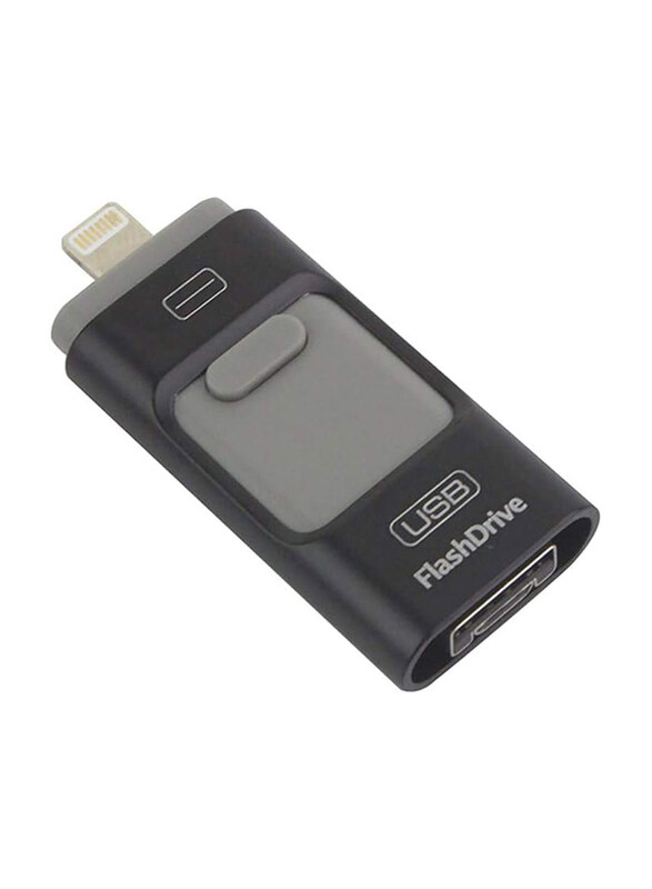

Y-disk 256GB OTG 3-in-1 USB 3.0 Memory Stick i-Flash Pen Drives, Black