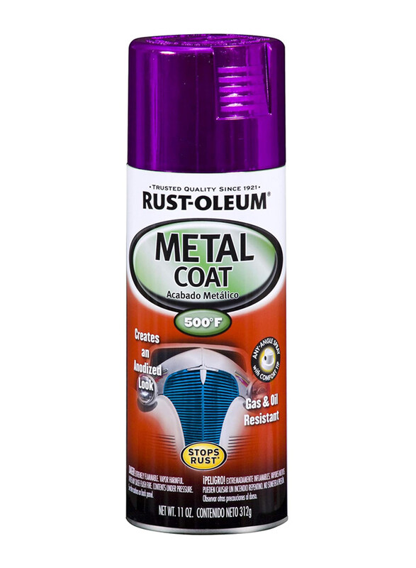 

Rust-oleum Metal Coat Spray Paint, 312gm, Purple