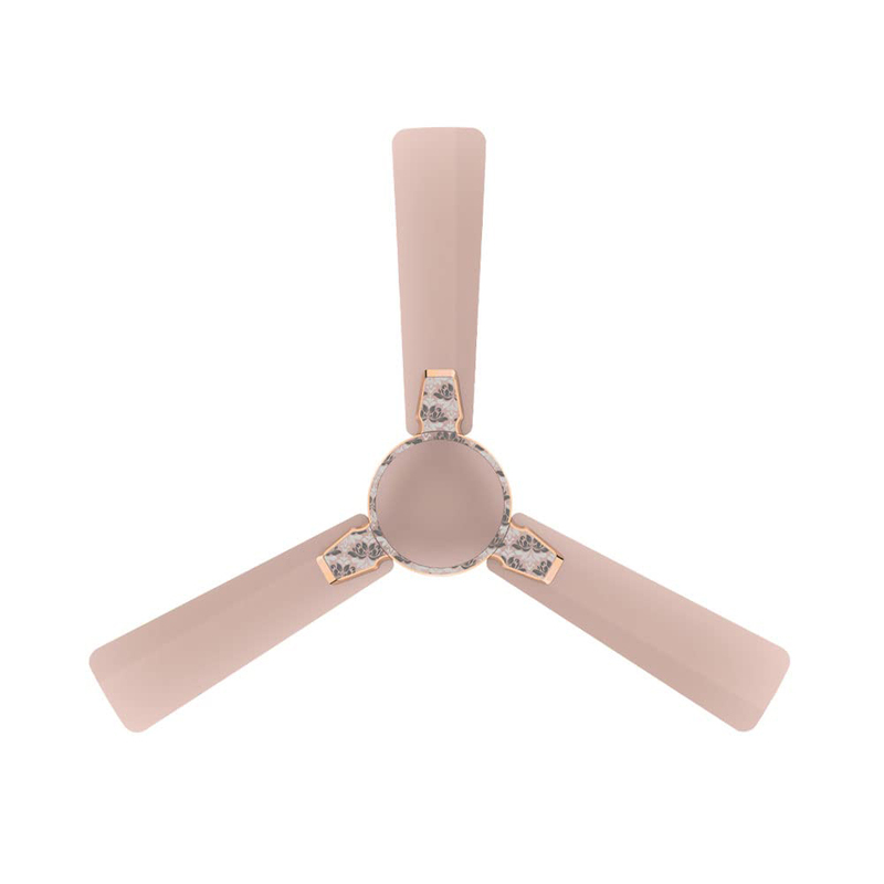 

Crompton 48-Inch Premion Aura 2 Designer 2D Brocade Design Antidust 1200mm Ceiling Fan, CFPRAU2BR48RGRAD1S, Rose Gold