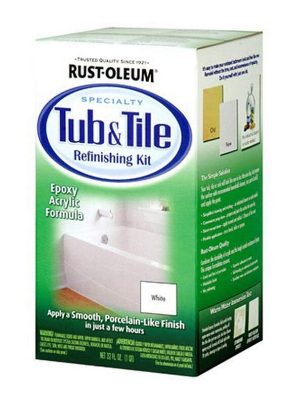 

Rust-oleum Specialty Tub & Tile Refinishing 2-Part Kit, 32oz, White