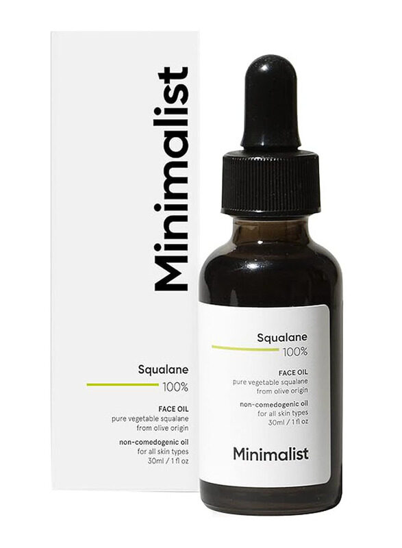 

Minimalist Squalane 100% Plant Derived Super-Lightweight Face Oil, 30 ml