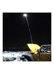 Conpex 500W Outdoor Multifunction LED Light Fishing Rod with Telescope Lamp & Remote, 5 Meter, Multicolour