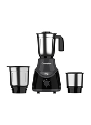 Crompton Mixer Grinder with Powertron Motor & Motor Vent-X Technology, 500W, ACGM-DS500W3J BLK, Black/Grey