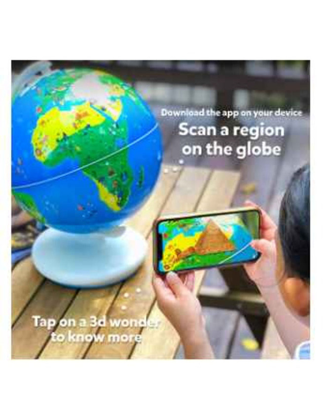 PlayShifu Globe + App Educational Globe, Multicolour