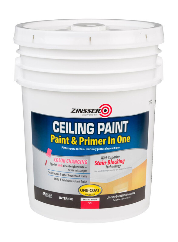 

Zinsser Ceiling Acrylic Paint & Primer in One, 18.9 Ltr, Bright White