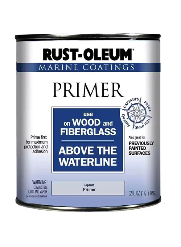 

Rust-oleum Wood & Fiberglass Marine Primer, Quart, 4 Pieces, White