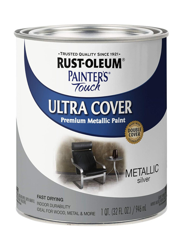 

Rust-oleum Painter's Touch Ultra Cover Metallic Paint, 32oz, Silver