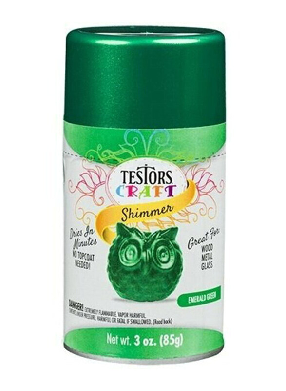 

Testors Craft Shimmer Aerosols Paints, 3 Pack, Emerald Green