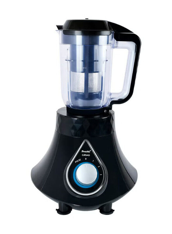 

Preethi Stainless Steel Cosmo Mixie Griner, 750W, PREETHI-MG-231/00, Black/Clear/Silver
