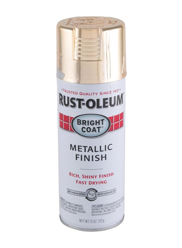 

Rust-oleum Stops Rust Bright Coat Spray Paint, 11oz, Metallic Gold
