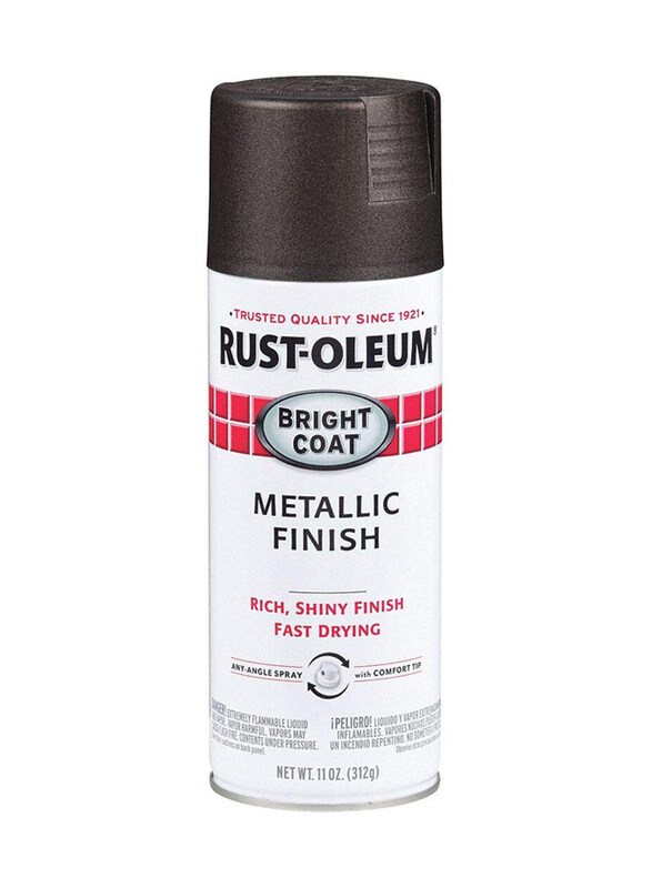 

Rust-oleum Stop Rust Bright Coat Spray Color, 11oz, Dark Bronze