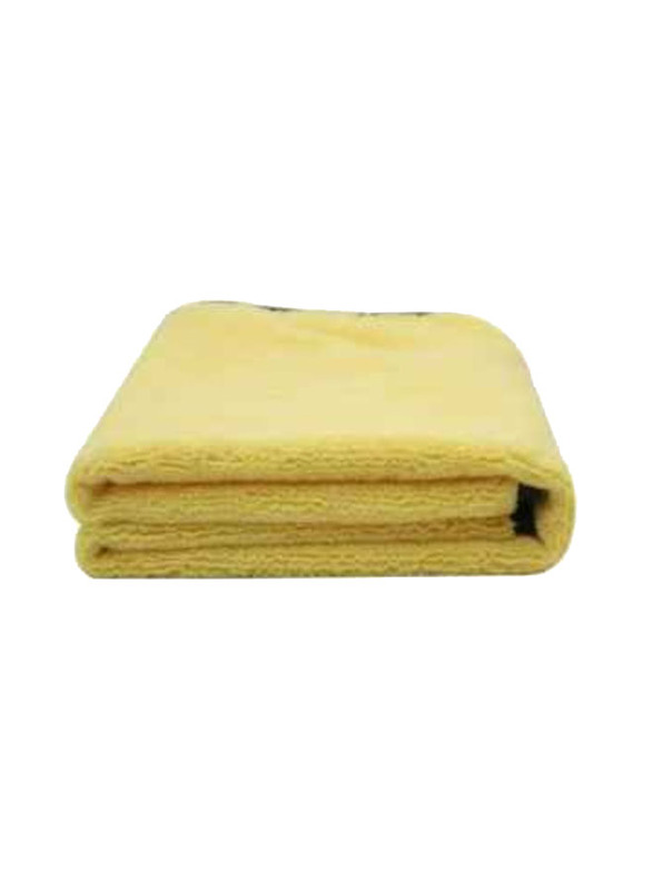 Microfiber Car Cleaning Towel, Yellow