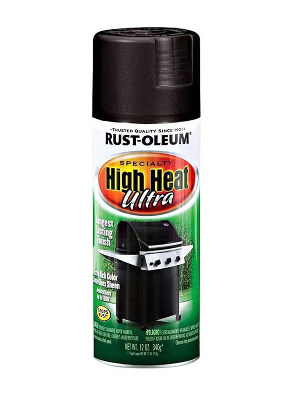 

Rust-oleum Ultra High Heat Gloss Spray Paint, 12Oz, Black