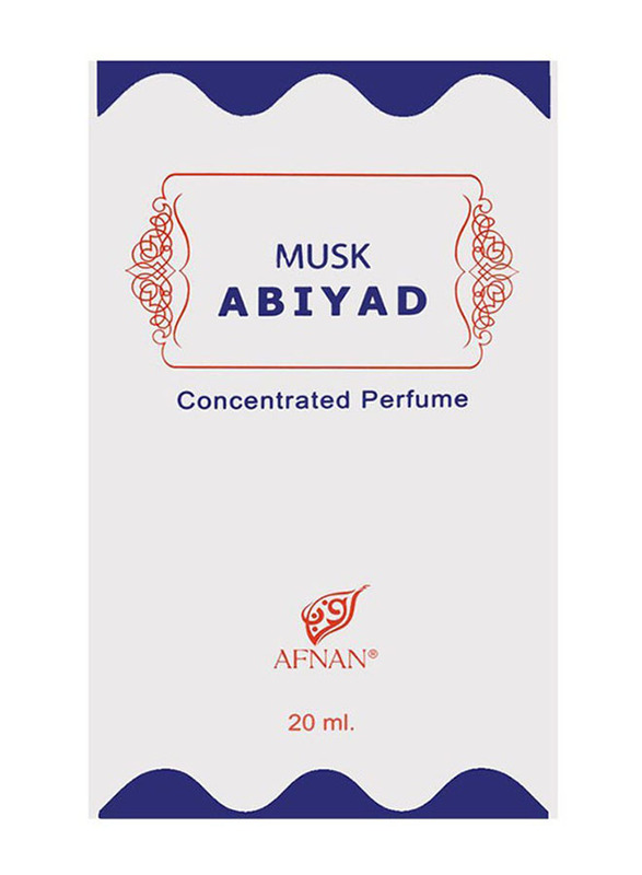 Afnan Musk Abiyad 20ml Perfume Oil Unisex