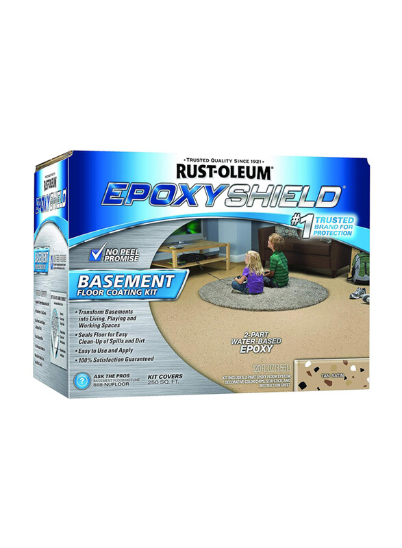 

Rust-Oleum Basement Floor Kit, 120oz, Tan