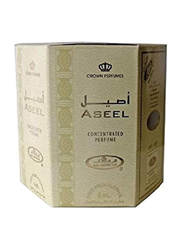 

Aseel 6-Piece Perfume Set Unisex, Concentrated Perfume Oil Roll On 6ml