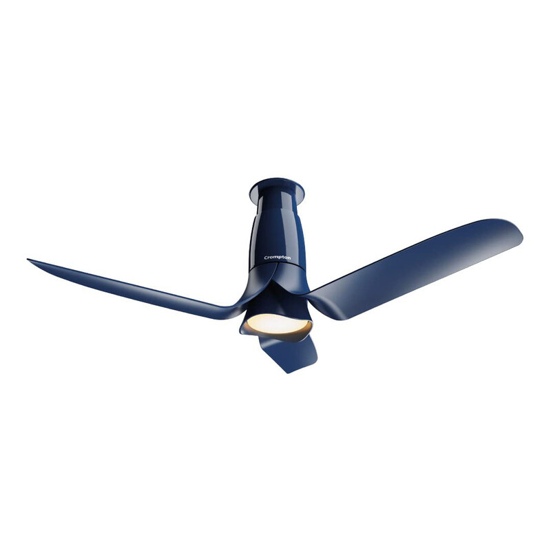 

Crompton 2X SilentPro Anti-Dust Technology Blossom 1200 mm ActivBLDC Ceiling Fan with Remote Control, CFSPBSM48DBLAD5SSM, Denim Blue