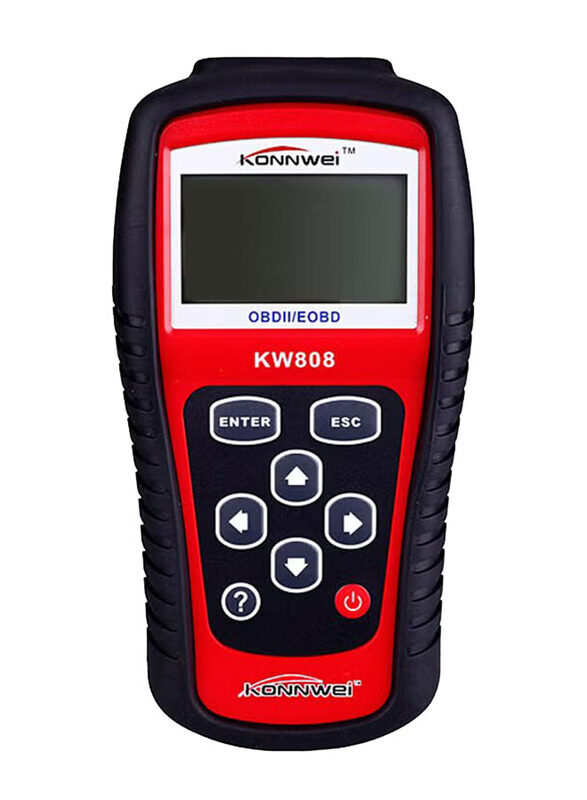 

Konnwei EOBD/OBDII Auto Diagnostic Scanner, Black/Red