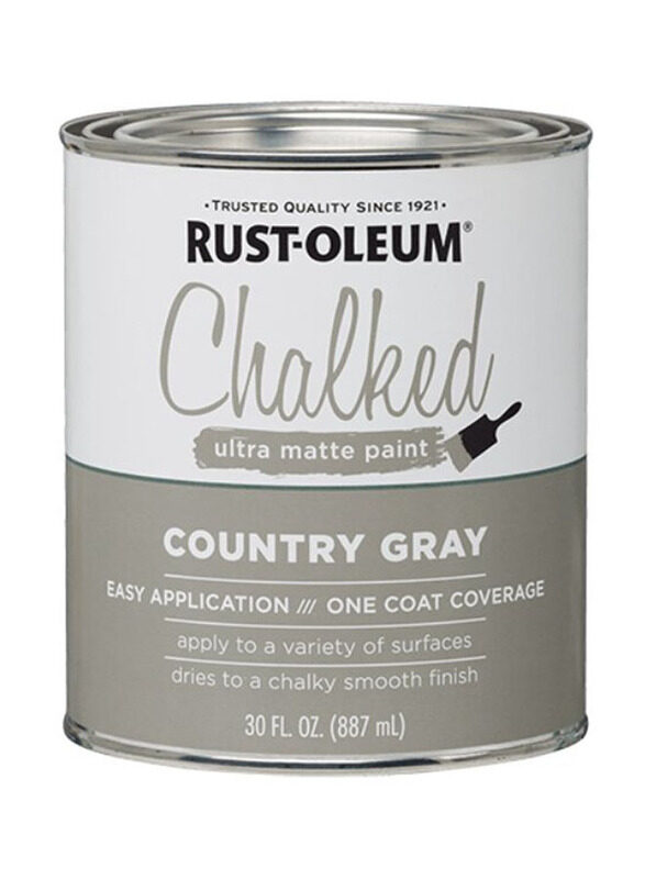 

Rust-oleum Chalked Ultra Matte Paint, 30oz, 2 Pack, Country Gray