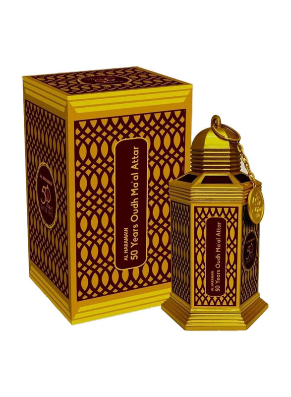 Al Haramain 50 Years Oudh Ma'al Attar, 90g, Multicolour