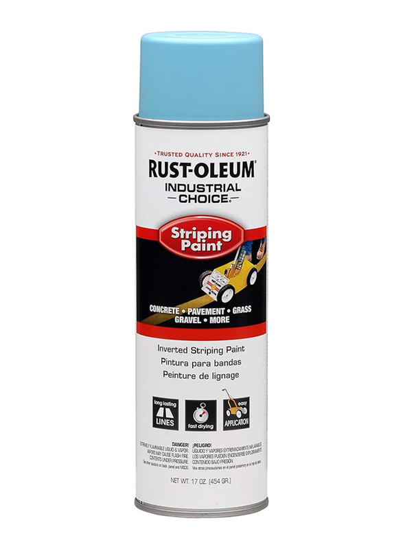 Rust-Oleum Industrial Choice S1600 System Inverted Striping Paint, 20Oz, Blue