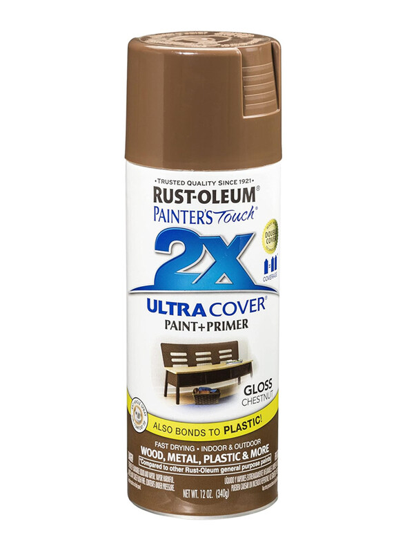 

Rust-oleum Painter's Touch 2X Ultra Cover Gloss Spray Paint, 12oz, Chestnut