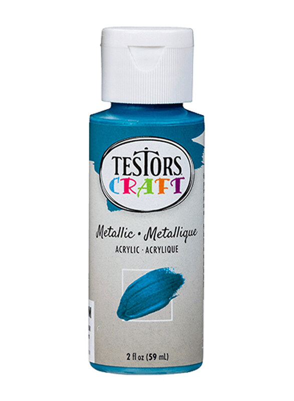 

Testors Craft Acrylic Paint, 6 Pack, Metallic Galaxy Blue