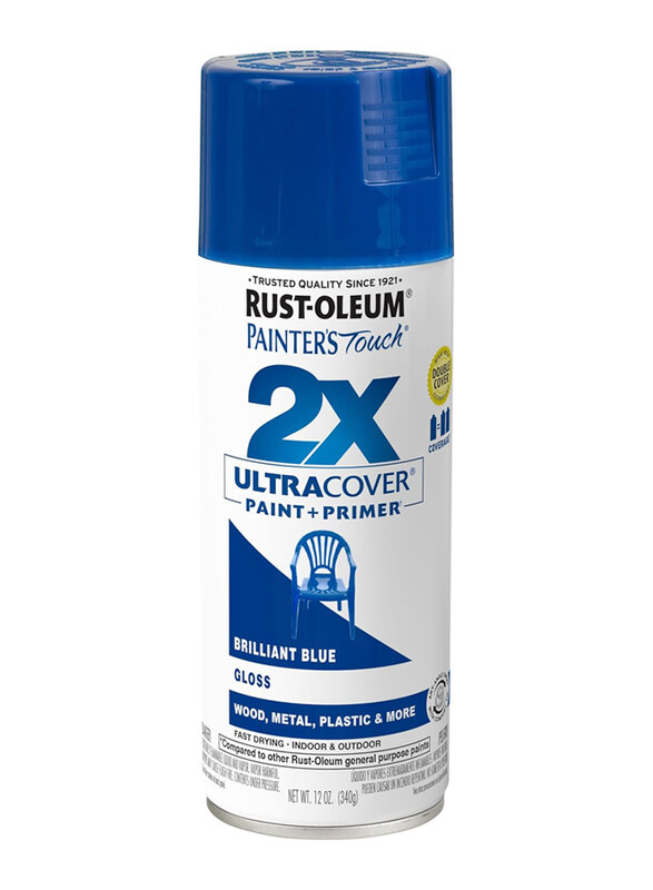 Rust-oleum Painter's Touch Ultra Cover 2X Gloss Spray, 12oz, Brilliant Blue