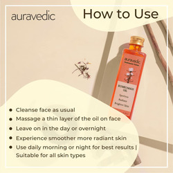 Auravedic Kumkumadi Face Oil for Glowing Skin, 100ml