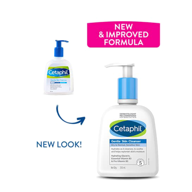 Cetaphil Moisturising Cream and Gentle Skin Cleanser Set, 2 Pieces