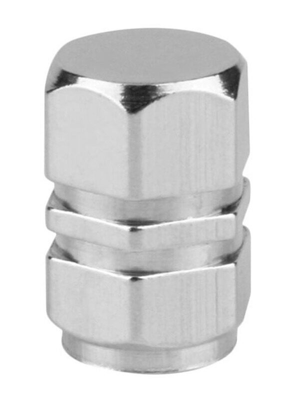 

Outad Rust Proof Aluminium Theft Airtight Tire Valve Set, 4 Pieces, Silver