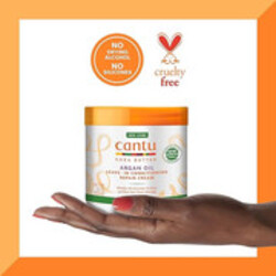 Cantu Argan Oil Leave in Conditioning Repair Cream, 16 Ounce