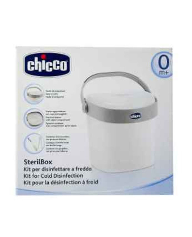 Chicco Cold Disinfectant Steril Box, White/Grey