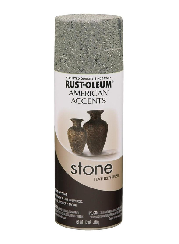 

Rust-oleum Accent Stone Sprays, 12oz, Gray