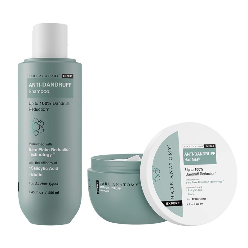 

Bare Anatomy Anti Dandruff Shampoo & Conditioner Mask, 2 x 250ml