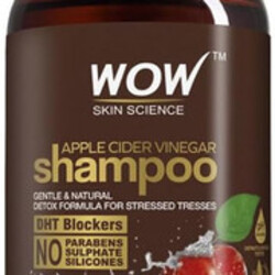 WOW Apple Cider Vinegar No Parabens & Sulphate Shampoo, 300mL