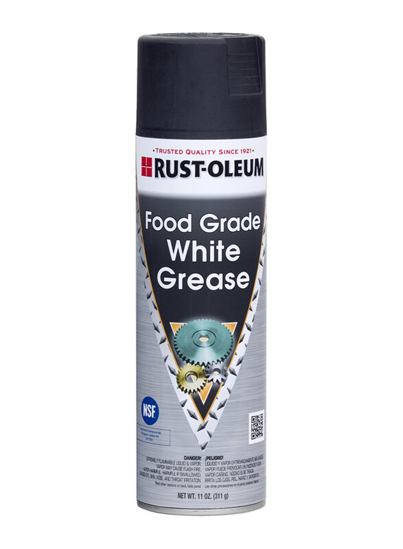 

Rust-Oleum 11oz Comma White Grease Lubricant, White