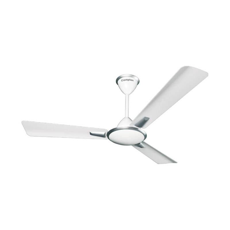 Crompton Highspeed Aura 1200mm Ceiling Fan for Home, CFHSAUR48WHT1S, White