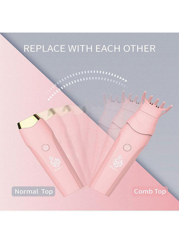 Bukhoor Smart Rechargeable Handheld Burner with Comb, Pink