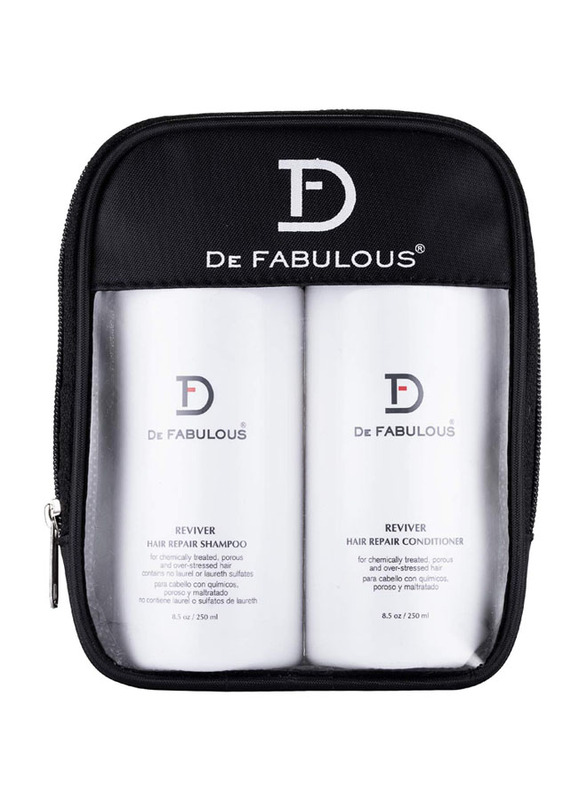 De Fabulous Shampoo & Conditioner Reviver for Keratin Treatment, 2 x 250ml