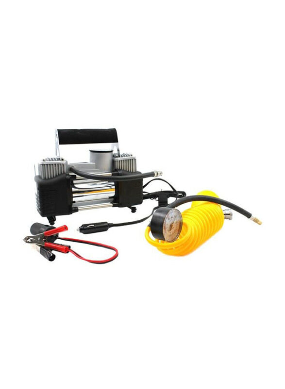 

Camel Double Cylinder Car Air Compressor, Black
