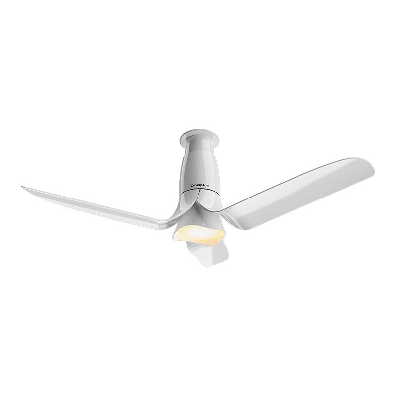 

Crompton ActivBLDC Technology SilentPro Blossom 1200mm Smart iOT Enabled Ceiling Fan, CFSPBSM48WHTAD5SSM, Glossy White