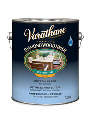 Rust-Oleum Varathane Gallon Outdoor Clear Gloss Finish, 2 Pieces, Crystal Clear