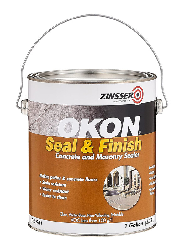 

Rust-oleum Okon Seal & Finish Concrete and Mansory Sealer, 1 Gallon, Clear