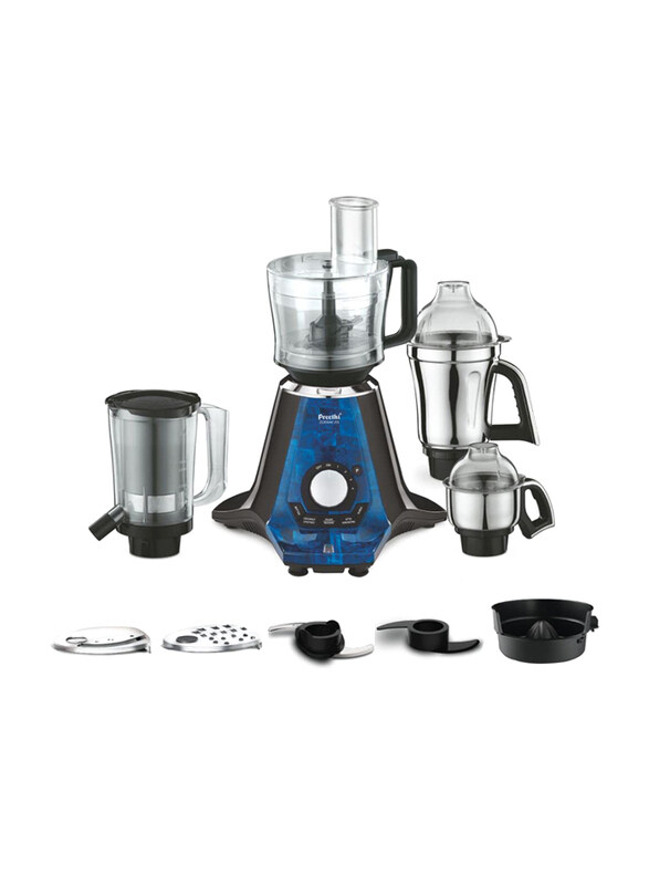

Preethi Zodiac 2.0 Mixer Grinder with 4 Jars, 1000W, Mg-255, Black/Blue